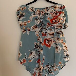 Floral Sleeveless Romper
